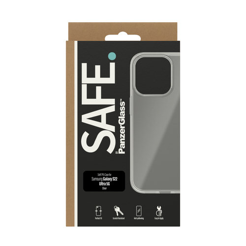 PanzerGlass SAFE. by PanzerGlass® TPU Case Samsung Galaxy S22 Ultra 5G | Transparent – image 3