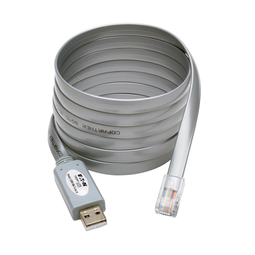 USB-A TO RJ45 SERIAL ROLLOVER cable UPC  - U209-006-RJ45-X