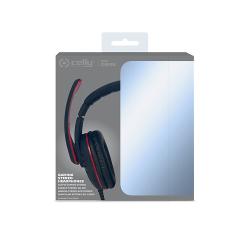Celly GameBeatPro Headset Wired Head-band Gaming Black, Red – image 5
