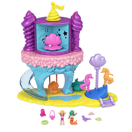 Polly Pocket Rainbow Funland Mermaid Cove