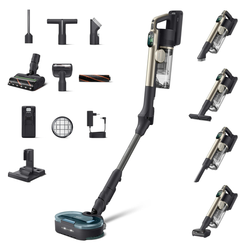 Philips XC8384/10 stick vacuum/electric broom 2-in-1 stick vacuum Battery Dry&wet HEPA Bagless