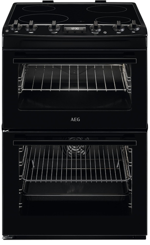 AEG CCX6540ACB cooker Freestanding cooker Electric Ceramic hob Black