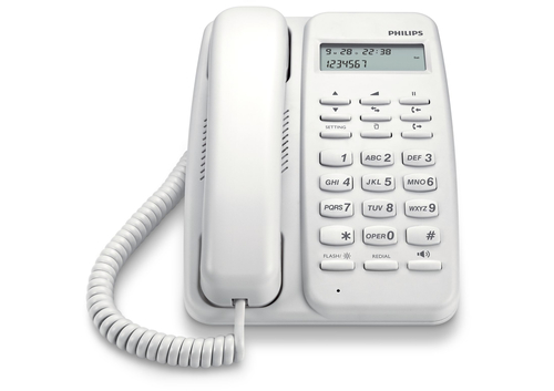 Philips CRD150W/90 telephone Analog telephone Caller ID White – image 2