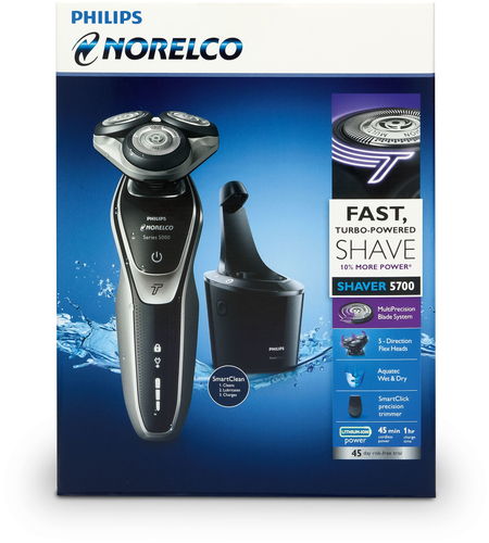 Philips Norelco Shaver 5700 S5370/84 men's shaver Rotation shaver Trimmer Black, Silver – image 4