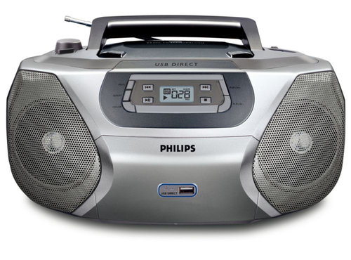 Philips AZ1816/12 garso kolonėlių komplektas namams 2 W Sidabras