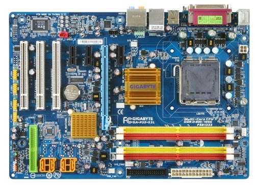 GIGABYTE GA-P35-S3L (rev. 1.0) Intel® P35 + ICH9 Chipset