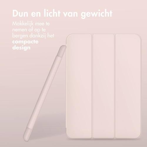 Accezz Smart Silicone Bookcase iPad Air 13 inch (2024) M2 - Roze, afbeelding 7