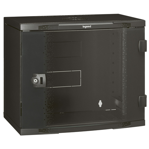 Legrand 046201 rack cabinet 9U Wall mounted rack Black