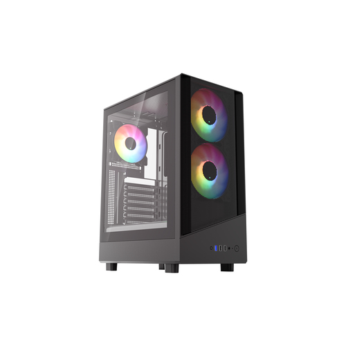 VIDA SPIRE ATX BLACK GAMING CASE
