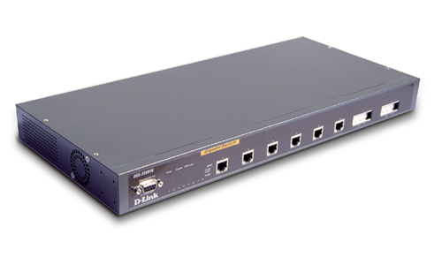 D-Link Switch 6xGENet TX + 2slot GBIC L3