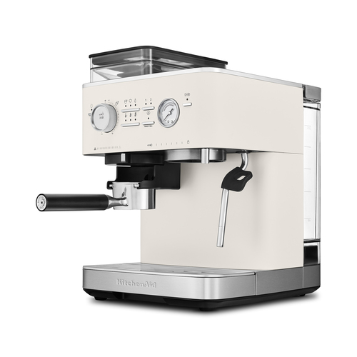 KitchenAid Semi Automatic Espresso Machine with Burr Grinder Porcelain - image 8