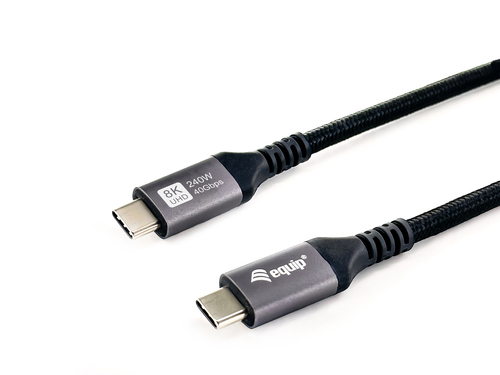Equip 128380 USB-kabel USB4 Gen 3x2 0,5 m USB C Zwart, afbeelding 2