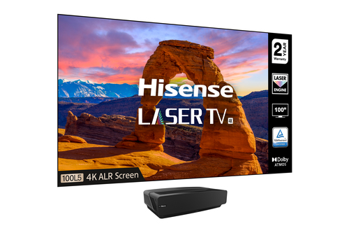 Hisense 100LF5FTUK-B12 projection TV Black, Grey – image 2