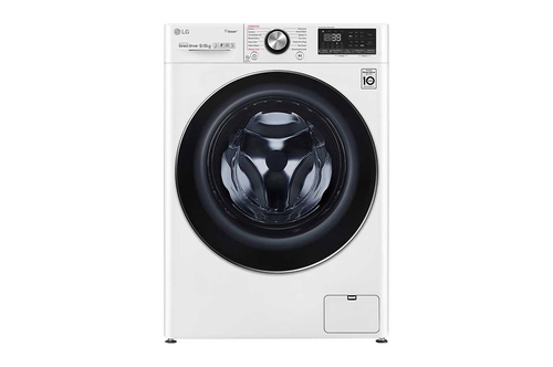 LG F4DV909H2E стирально-сушильная машина Отдельно стоящий Фронтальная загрузка Белый