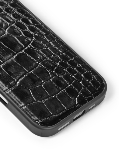 iDeal of Sweden Vegan Leather Case MagSafe iPhone 16 Pro Black Croco – image 3