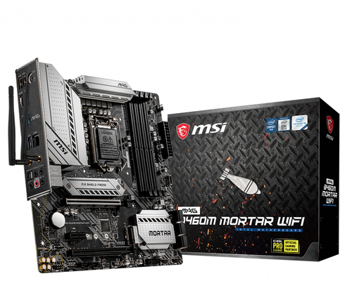 MSI MAG B460M MORTAR WIFI материнская плата Intel B460 LGA 1200 (Socket H5) Микро ATX
