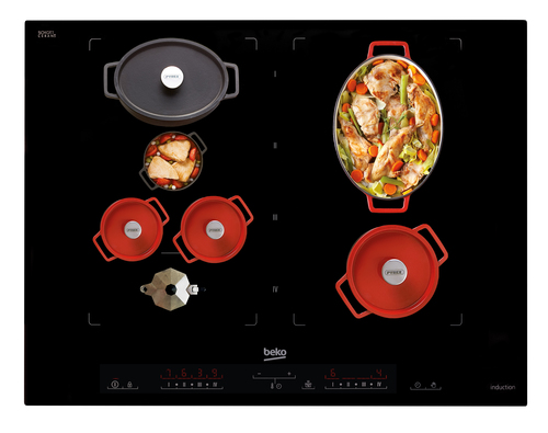 Beko HII78600PT hob Black Built-in Zone induction hob 8 zone(s) – image 2