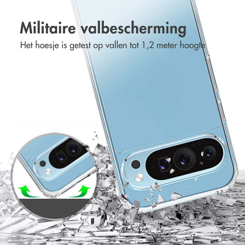 Accezz Xtreme Impact Backcover Google Pixel 9 / 9 Pro - Transparant, afbeelding 2