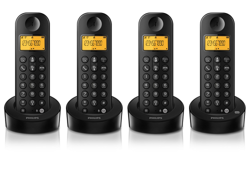 Philips D1254B/38 telephone DECT telephone Caller ID Black – image 2