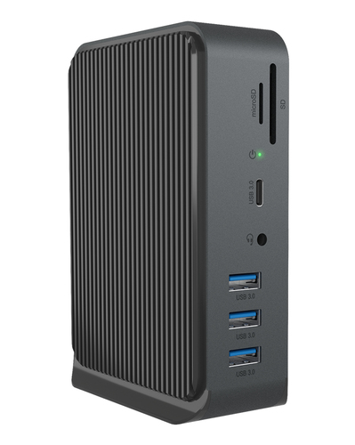 ICY BOX IB-DK2261AC Беспроводной USB 3.2 Gen 1 (3.1 Gen 1) Type-C Антрацит