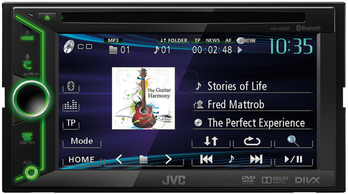 JVC KW-V20BT car media receiver Black Bluetooth