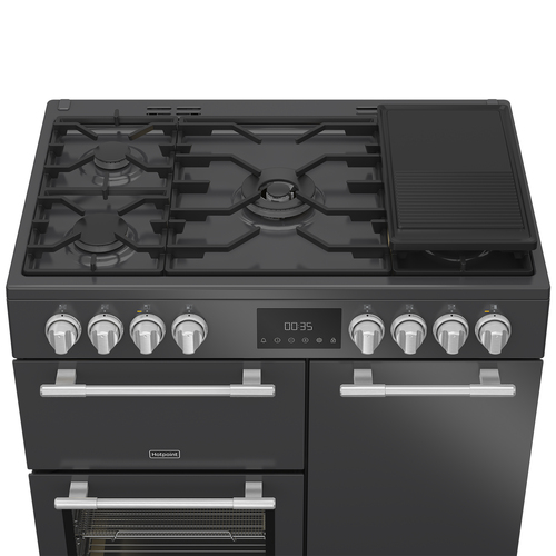 Hotpoint RH90FA20A cooker Range cooker Electric Gas Anthracite – image 3