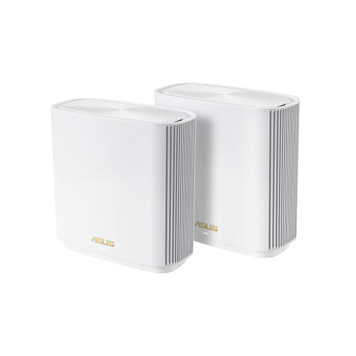 ASUS ZenWiFi AX XT8 (W-2-PK) беспроводной маршрутизатор Гигабитный Ethernet Трехдиапазонный (2,4 ГГц/5Ггц/5ГГц) Белый