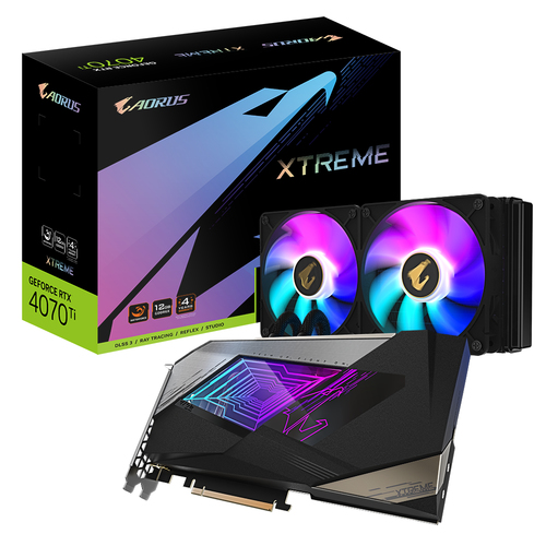 GIGABYTE AORUS GeForce RTX 4070 Ti 12GB XTREME WATERFORCE