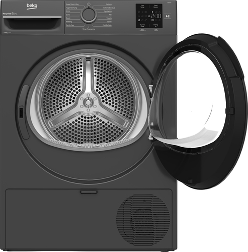 Beko b300 BM3T31023A 10Kg Heat Pump Tumble Dryer - Anthracite - A++ Rated, Grey - image 2