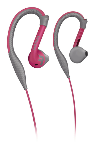 Philips ActionFit SHQ2200PK/28 headphones/headset Wired Ear-hook, In-ear Grey, Pink