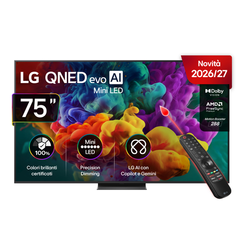 LG QNED evo AI MiniLED 75QNED87B6A
