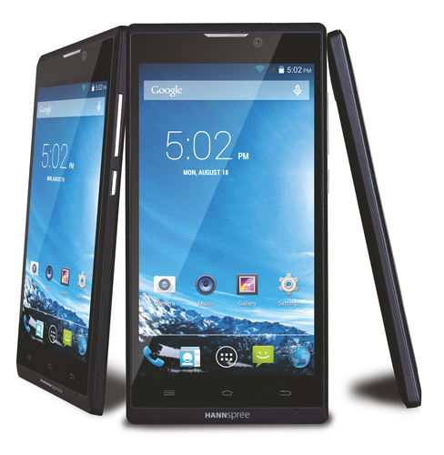 Hannspree SN50MC1 12.7 cm (5") Dual SIM Android 4.4 3G Micro-USB B 1 GB 16 GB 2000 mAh Black