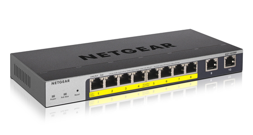 NETGEAR GS110TPP Managed L2/L3/L4 Gigabit Ethernet (10/100/1000) Power over Ethernet (PoE) Grey – image 1