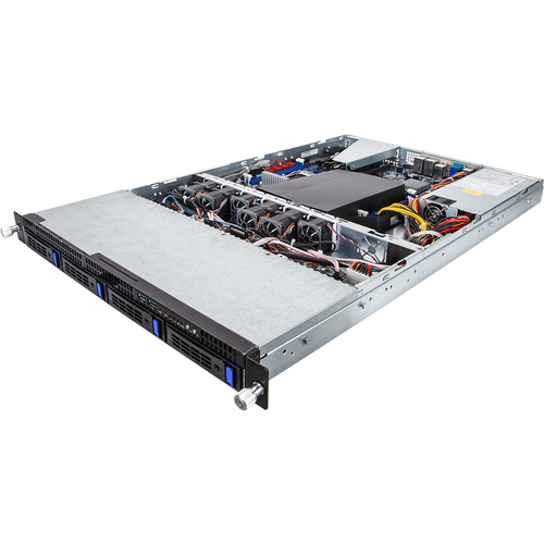 GIGABYTE R160-S34 Intel® C612 LGA 2011-v3 Rack (1U) Black, Grey
