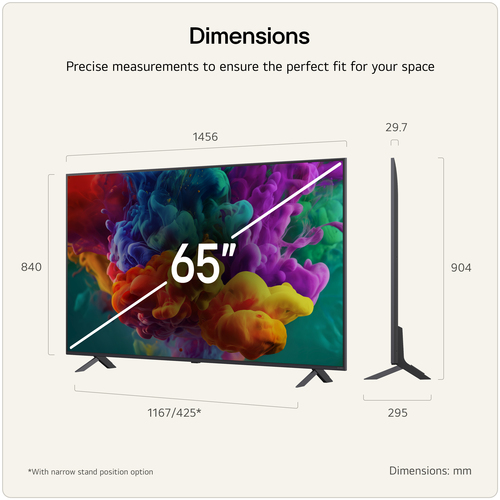 LG 65QNED85B6B.AEK TV – image 3