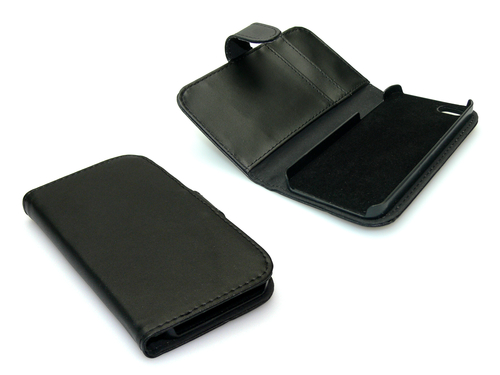 Sandberg Wallet iPhone 5/5S PU skin Black – image 1