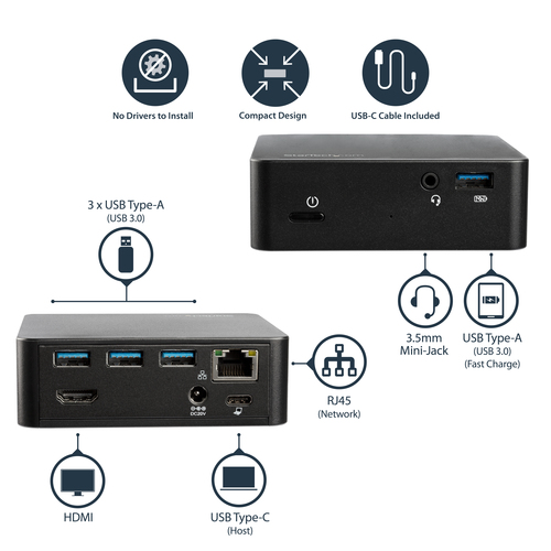 StarTech.com USB-C Dock - Single Monitor 4K – image 7