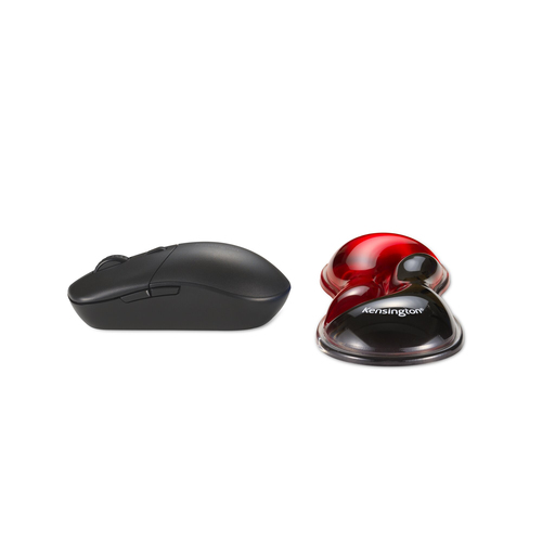 Kensington Slim Duo Gel Handgelenkauflage fr MausTrackball - Rot – Foto 4 von 7