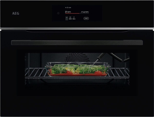 AEG Horno compacto 8000 MealAssist con Display CookSmart Touch 4,3