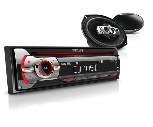 Philips CarStudio CMB2102/55 car media receiver Black