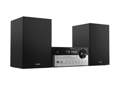 Philips Unisex TAM4205M2 BT Micro 60W Hi-Fi Music System CD/MP3 USB Port in Black Black One Size female - image 2