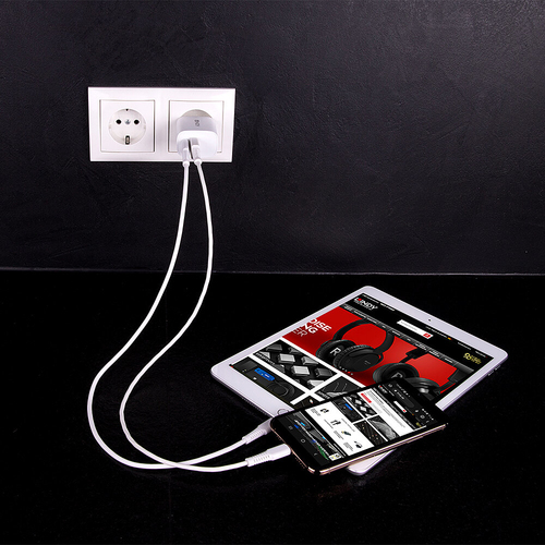 LINDY USB Typ A & C Charger 20W, weiß, afbeelding 4