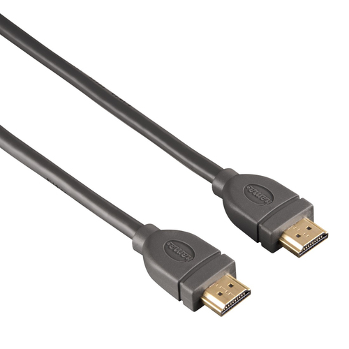Hama 00125281 HDMI кабель 0,75 m HDMI Тип A (Стандарт) Серый