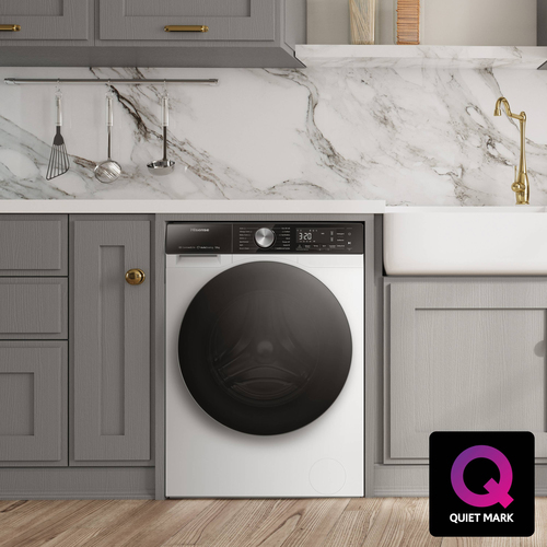 Hisense 5S Series WF5S1245BW 12kg Washing Machine with 1400 rpm - White - A Rated, White - image 3