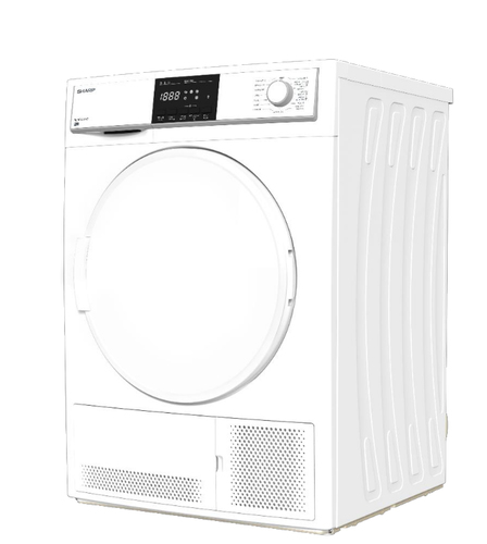 Sharp KD-HCB8S7PW9 tumble dryer Freestanding Front-load