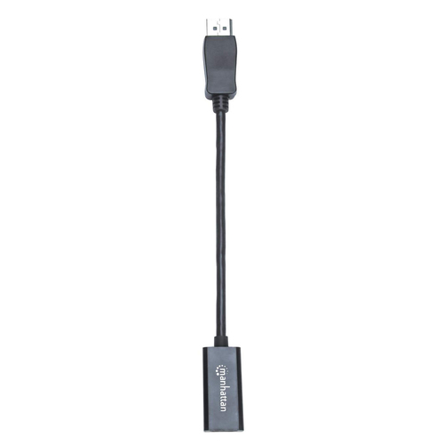 Manhattan Cable adaptador DisplayPort 1.1 a HDMI, 1080p@60 Hz, macho a hembra, 15 cm, DP con pestaña de bloqueo, activo, no bidireccional, negro, garantía 3 años, equivalente a DP2HDMI imagen 4