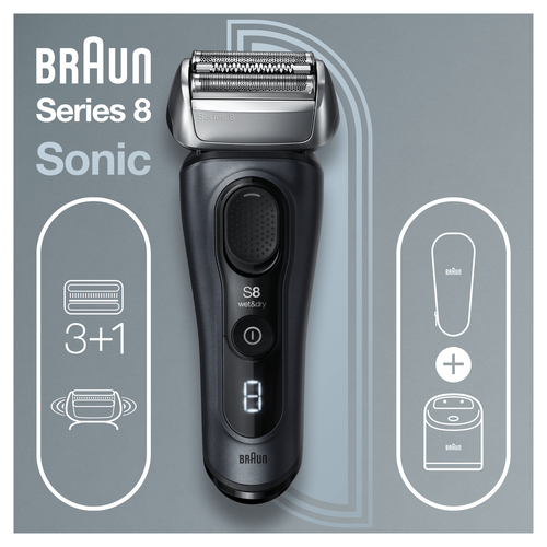 Braun Series 8 81747503 men's shaver Foil shaver Grey – image 3