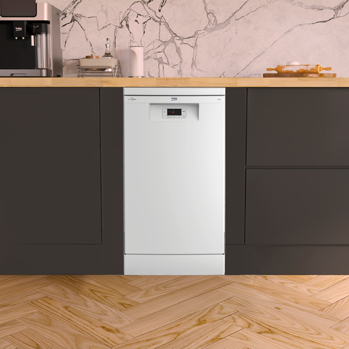 Beko b300 BDFS16030W Freestanding Slimline Dishwasher with Quick Programmes – image 8