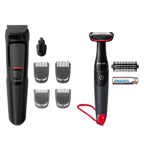 Philips MULTIGROOM Series 3000 MG3710/85 hair trimmers/clipper Black Nickel-Metal Hydride (NiMH)
