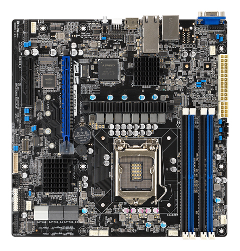 ASUS P12R-M/10G-2T Intel C252 LGA 1200 (Socket H5) Микро ATX